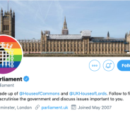 parliament pride flag