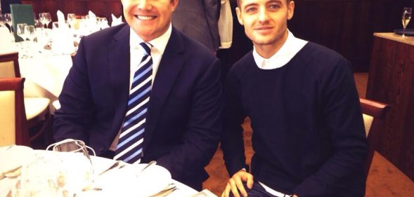 David Haigh with Robbie Rogers