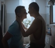 The two men featured in the ad are real-life couple Jakub and Dawid Mycek-Kwieciński, who are well-known gay Polish YouTubers.