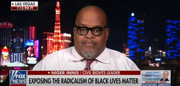 Black Voices for Trump activist Niger Innis was appearing on The Ingraham Angle