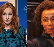 JK Rowling and Noma Dumezweni