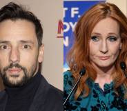 Ralf Little and JK Rowling