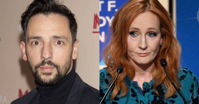 Ralf Little and JK Rowling