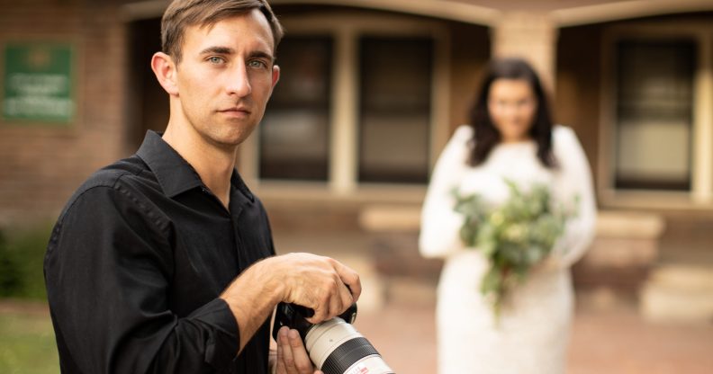 Chris Herring, a man who has photographed at least four weddings