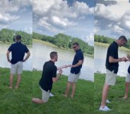 Gay couple Brandon and Cody TikTok Twitter proposal marriage