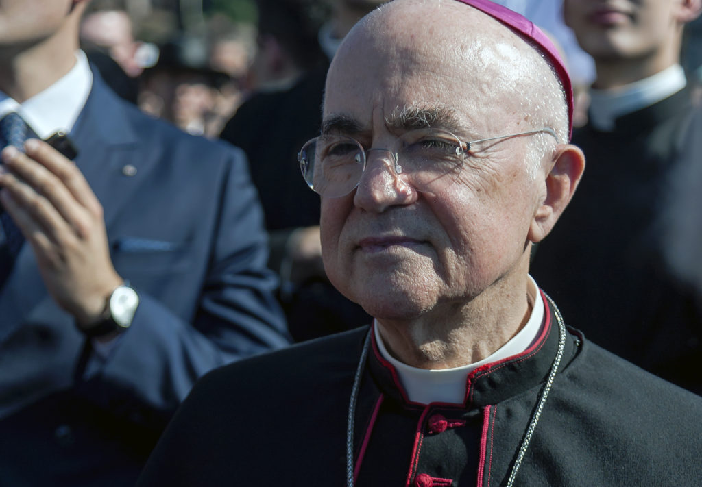 Remove term: Archbishop Carlo Maria Vigano Archbishop Carlo Maria Vigano accuses pope francis of allowing sodomy