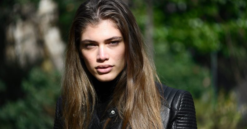 Brazilian trans model Valentina Sampaio. (MIGUEL MEDINA/AFP via Getty Images)