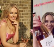 Kylie Minogue rosé Glastonbury Say Something Disco