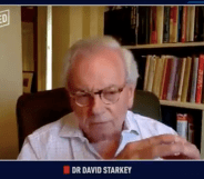 David Starkey. (Screen capture via YouTube)