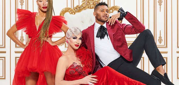 Stacey McKenzie, Brooke Lynn Hyes and Jeffrey Bowyer-Chapman