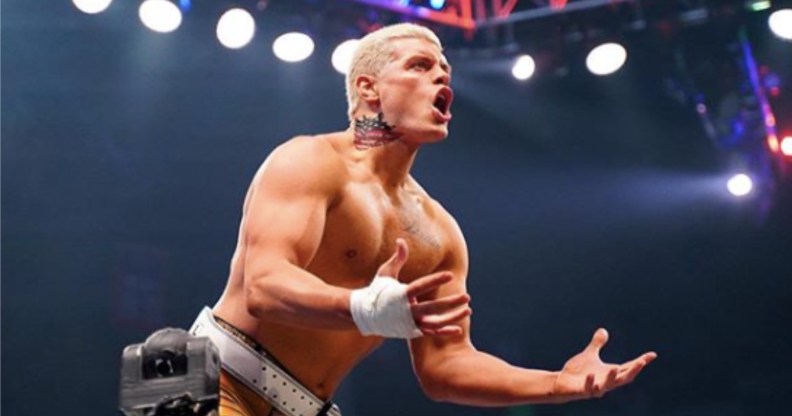 Cody Rhodes pro-wrestler homophobic sonny kiss