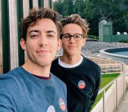 Glee star Kevin McHale with boyfriend Austin McKenzie