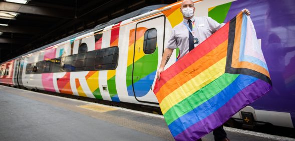 Avanti West Coast launches the UK’s first fully wrapped Pride train staffed by all LGBTQ+ crew.