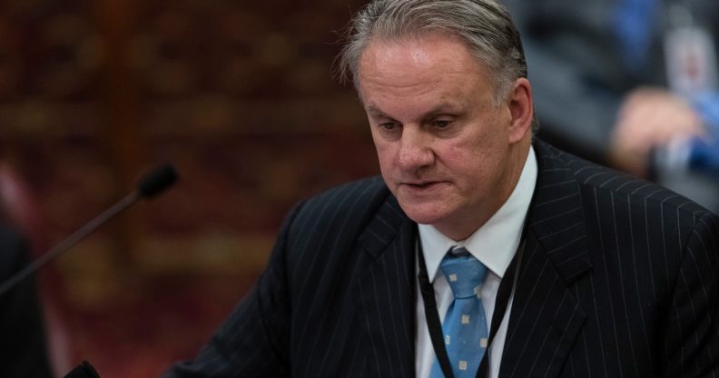 Mark Latham speaks in the NSW Upper House