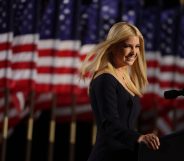 Ivanka Trump, daughter of US President Donald Trump and White House adviser, addresses attendees at the Republican presidential nomination. (Alex Wong/Getty Images)