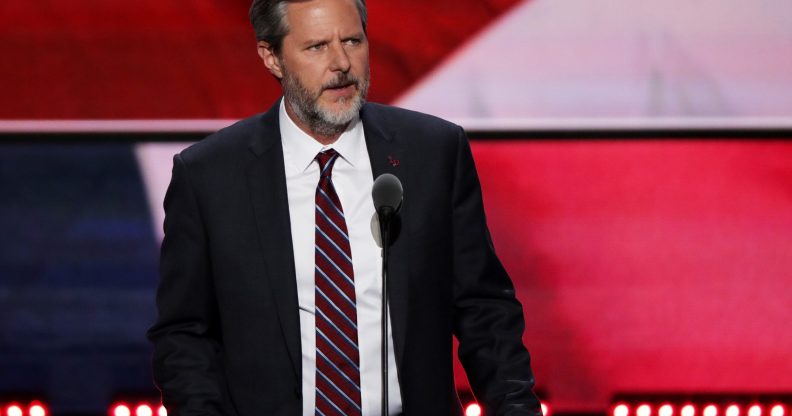 former president of Liberty University, Jerry Falwell Jr