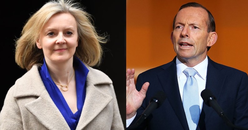 Liz Truss Tony Abbott