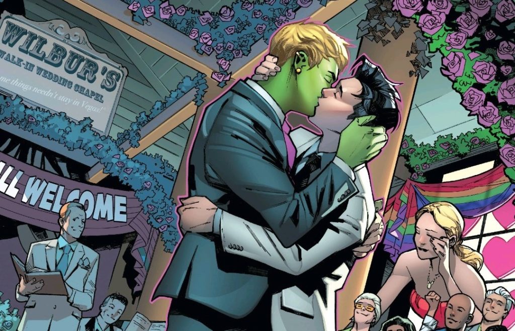 Marvel Comics Empyre #4 Hulkling Wiccan wedding