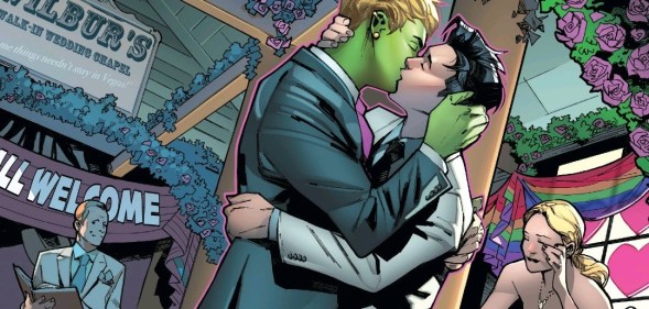 Marvel Comics Empyre #4 Hulkling Wiccan wedding