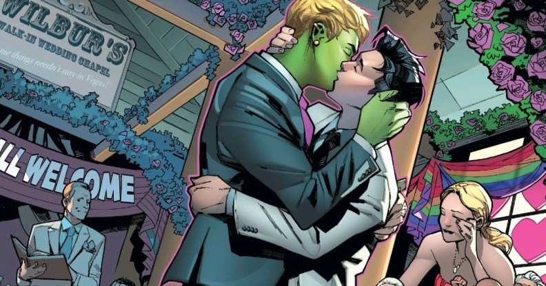 Marvel Comics Empyre #4 Hulkling Wiccan wedding