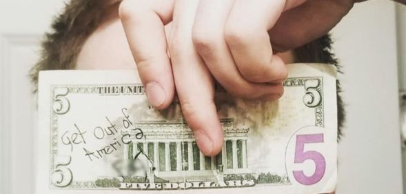 Queer waiter given chilling warning on his $5 tip from Trump supporters