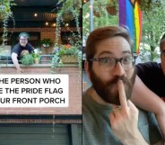 Gay couple share hilarious response to thugs who stole their Pride flag