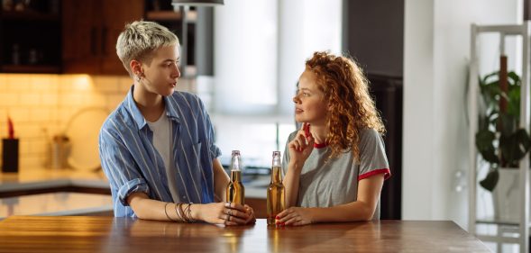 No kissing and wear a mask to avoid catching coronavirus during sex