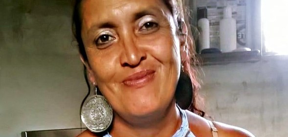 Lorena María del Luján Riquel, a trans woman known by her fellow activists as a caring mother, was found dead by a curtsied tree in Argentina. (Facebook)