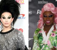 Aquaria (L) 'collapsed with shock' after being Asia O'Hara's botched butterfly reveal. (Getty)