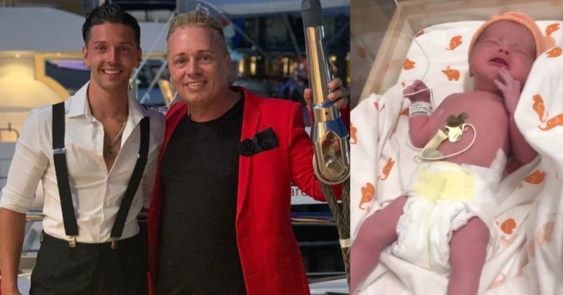 One of UK’s first gay dads welcomes baby girl with daughter’s ex-boyfriend