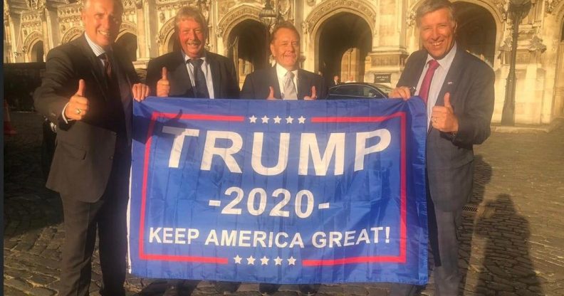 DUP Sammy Wilson, Ian Paisley Jr Donald Trump