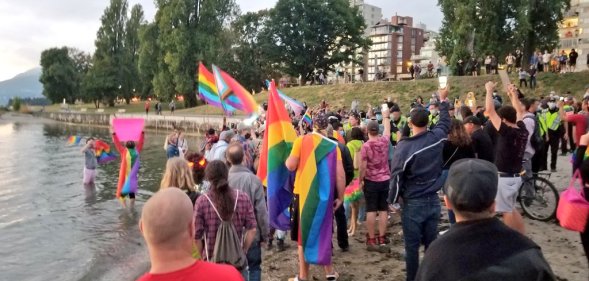 Canada Vancouver alternative pride protest