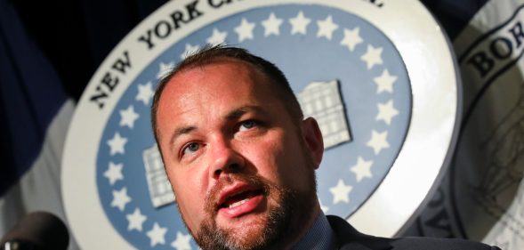 New York City Council Speaker Corey Johnson. (Drew Angerer/Getty Images)