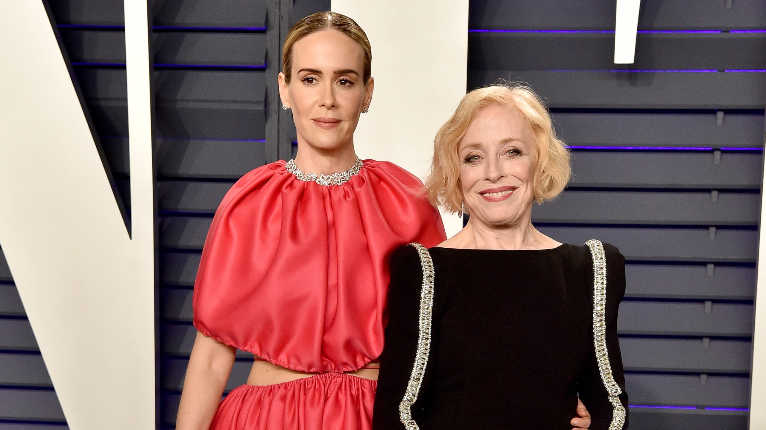 Sarah Paulson and Holland Taylor attend the 2019 Vanity Fair Oscar Party