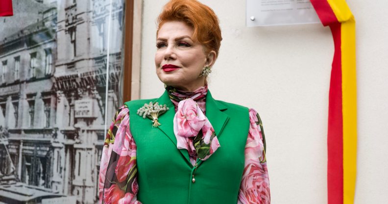 Georgette Mosbacher, Ambassador of the US to Poland. (Attila Husejnow/SOPA Images/LightRocket via Getty Images)