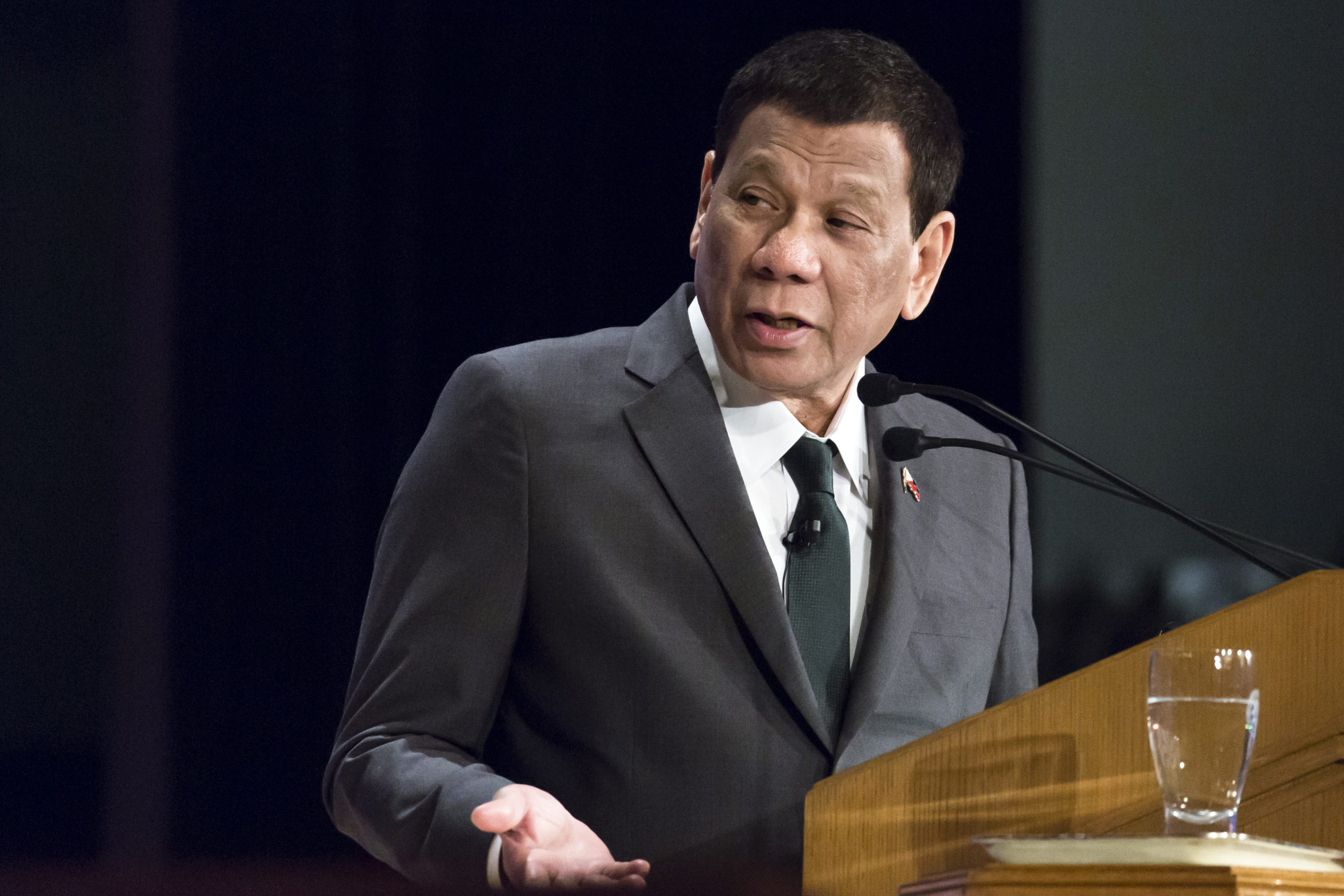 Philippines president Rodrigo Duterte