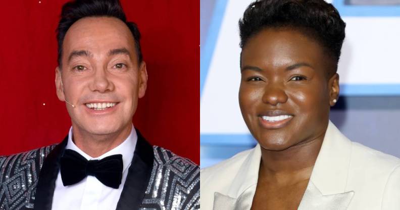 Craig Revel Horwood and Nicola Adams.