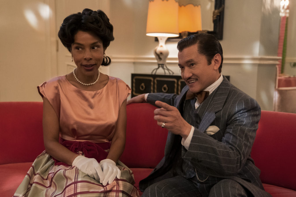 Sophie Okonedo and Jon Jon Briones in Ratched