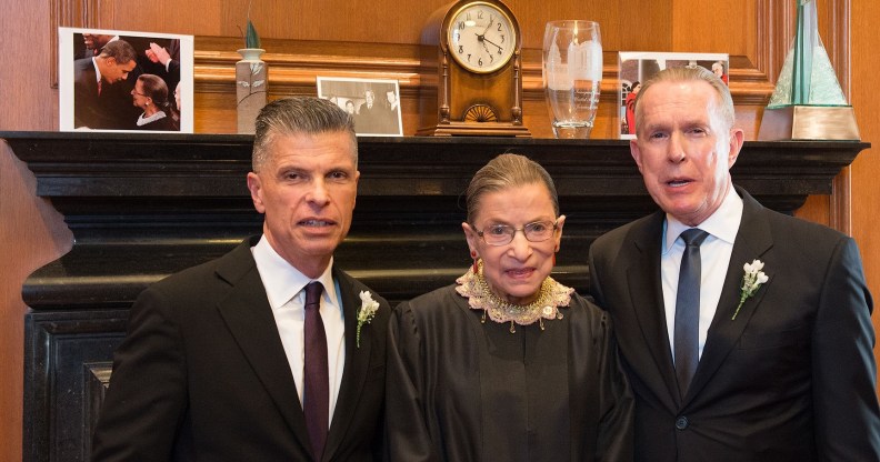 Ruth Bader Ginsburg marries gay couple