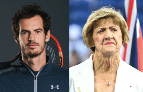 Andy Murray, Margaret Court