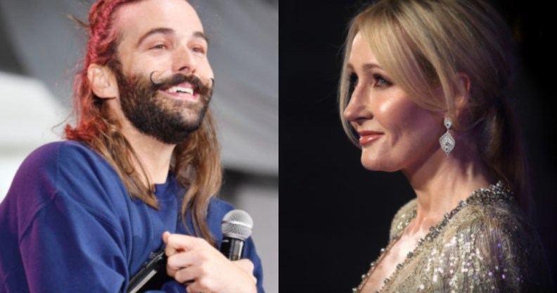 Jonathan Van Ness and JK Rowling