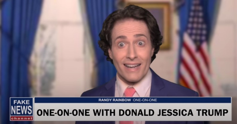 Anti-Trump YouTube star Randy Rainbow