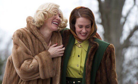 Sarah Paulson and Cate Blanchett in Carol.