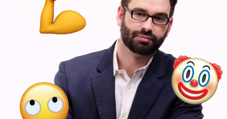 Matt Walsh joked – we hope, at least – that men shouldn't use emojis. (Facebook/Emojipedia)