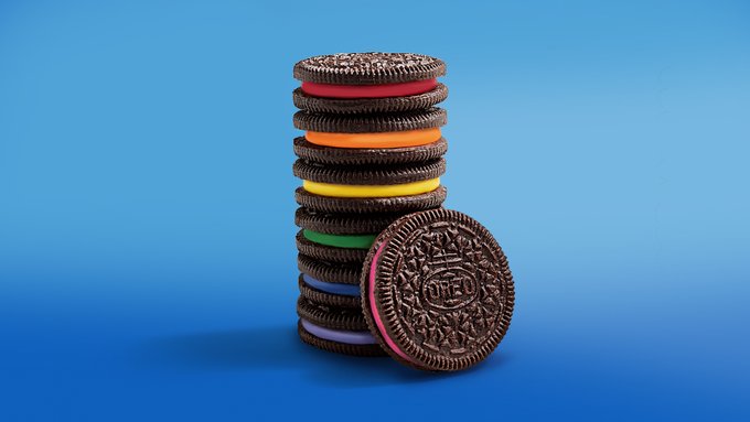 rainbow oreo