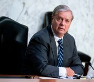 Senate Judiciary Committee Chairman Lindsey Graham questions President Donald Trumps Supreme Court nominee Judge Amy Coney Barrett during the third day of her confirmation hearing before the Senate Judiciary Committee on Capitol Hill on October 14, 2020