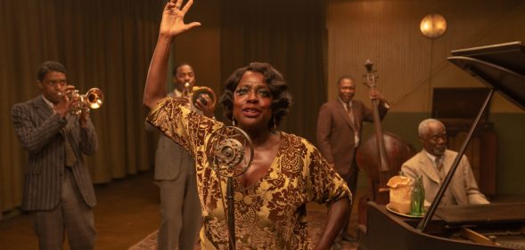 Viola Davis as Ma Rainey in Ma Rainey's Black Bottom