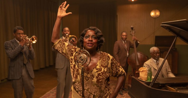 Viola Davis as Ma Rainey in Ma Rainey's Black Bottom