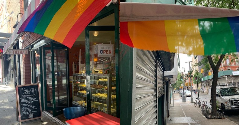 The owners of Sugar Sweet Sunshine spoke out after its Pride flag was sliced off by vandals.