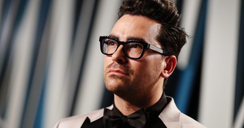 Dan Levy attends the 2020 Vanity Fair Oscar Party